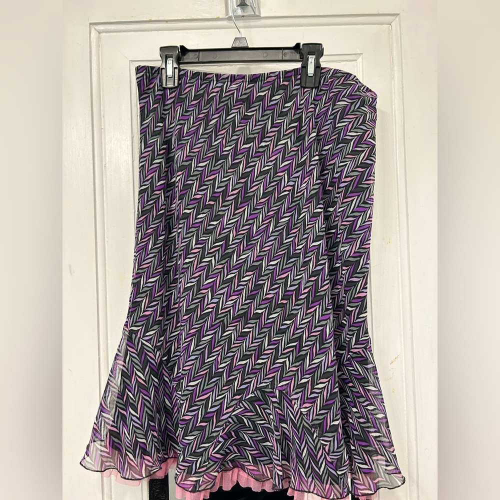 Cato purple floral size large